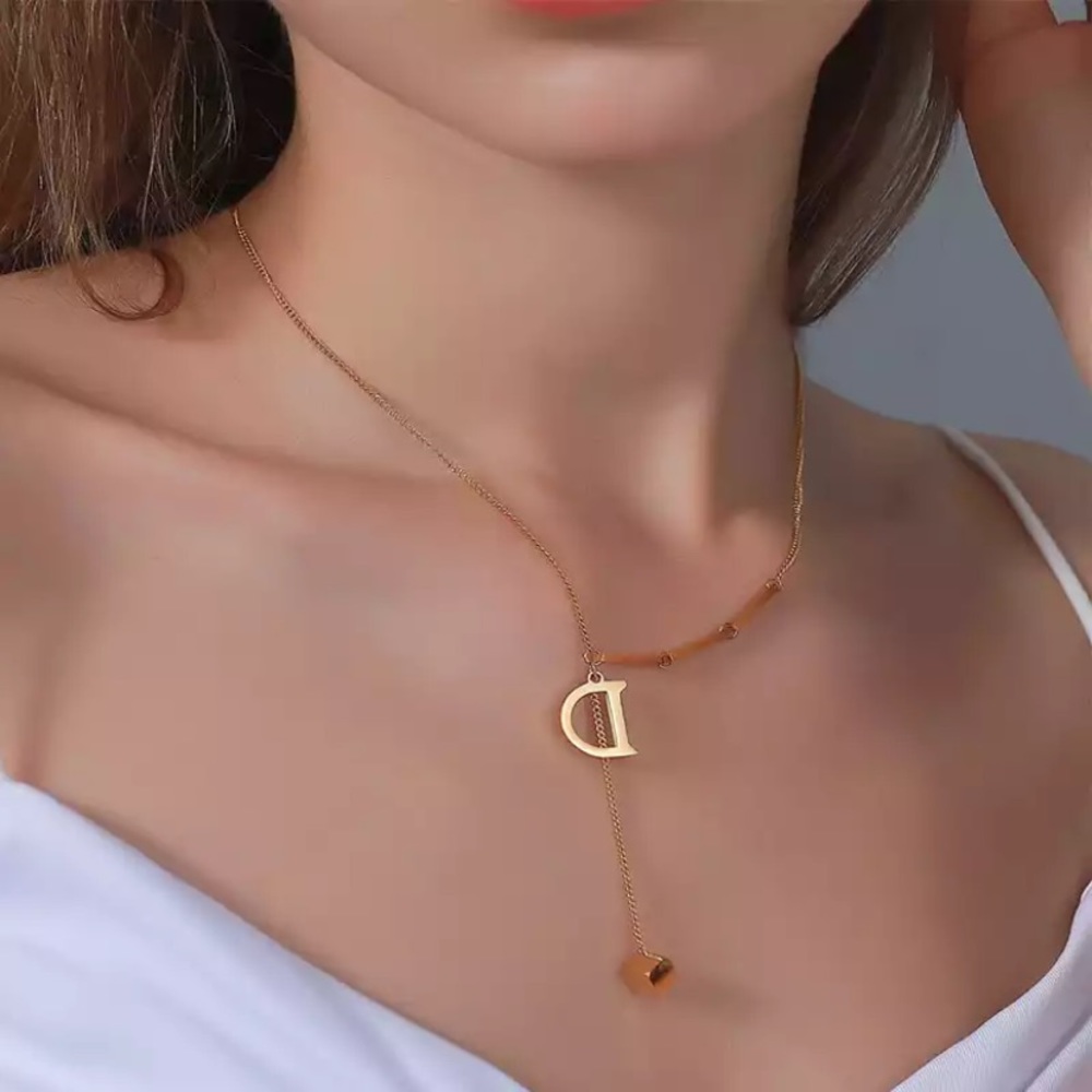 New Luxury 18k gold plated necklace